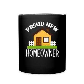 Homeowner Home Purchase Gift - Full Colour Mug - black - Front