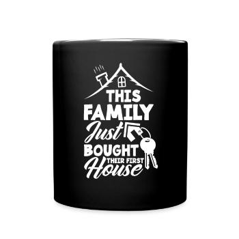 Homeowner Home Purchase Gift - Full Colour Mug - black - Front