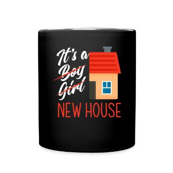 Homeowner Home Purchase Gift - Full Colour Mug - black - Front