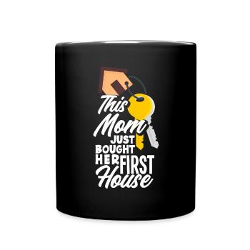 Homeowner Home Purchase Gift - Full Colour Mug - black - Front