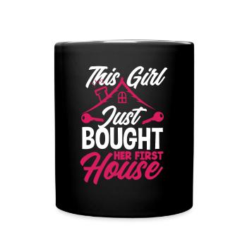 Homeowner Home Purchase Gift - Full Colour Mug - black - Front