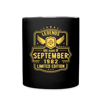 Septembre 1982 - cadeau du 40e anniversaire. Génial. - Mug uni - noir - Devant