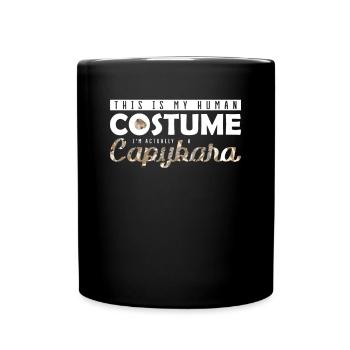 Im a Capybara en costume humain Wasserschwein - Mug uni - noir - Devant