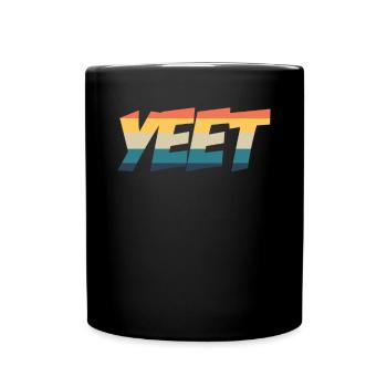 Yeet meme yeeted Slang Boys M dchen Teen Teen Re - Full Colour Mug - black - Front