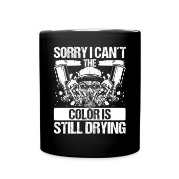 Technicien de carrosserie De véhicule Pulvérisateur de voiture Peintre de voiture - Mug uni - noir - Devant