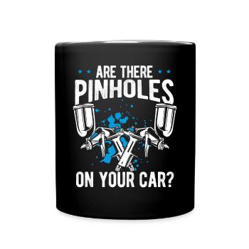 Technicien de carrosserie Sténopé Pulvérisateur De voiture Peintre de voiture - Mug uni - noir - Devant