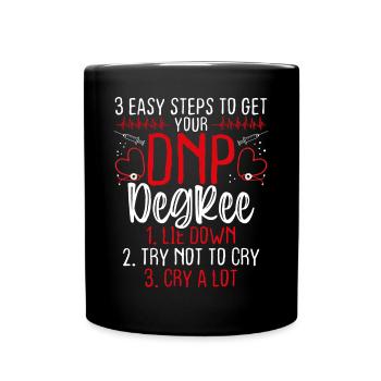 Futur DNP Docteur Drôle École d’Infirmières Diplômé - Mug uni - noir - Devant