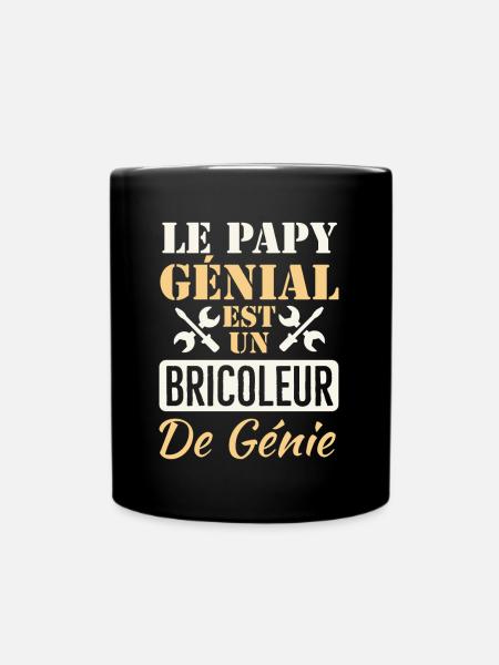 Un papy génial est un bricoleur de génie 2 - Mug uni - noir