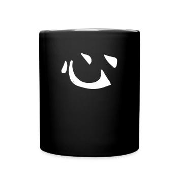 Heart Chinese Script Character Symbol - Full Colour Mug - black - Front