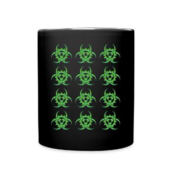 Biopunk Symbols Biopunk Aesthetics - Full Colour Mug - black - Front