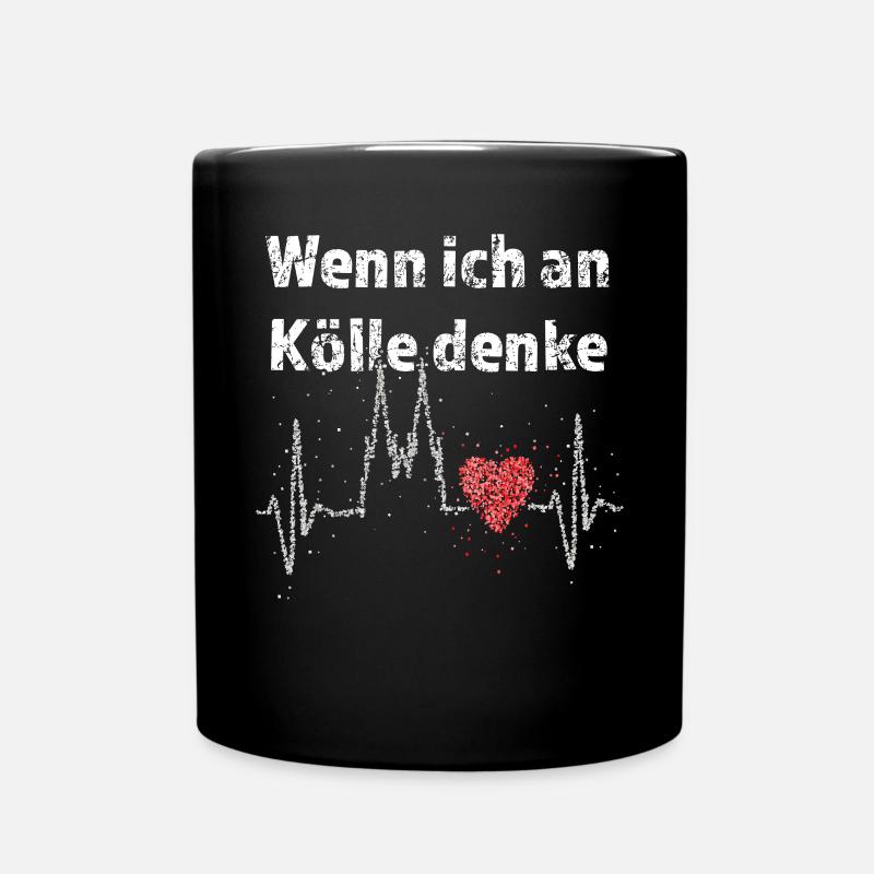 Köln Kölner Dom Kölnerin Cologne Kölle Kölsch - Tasse einfarbig - Schwarz