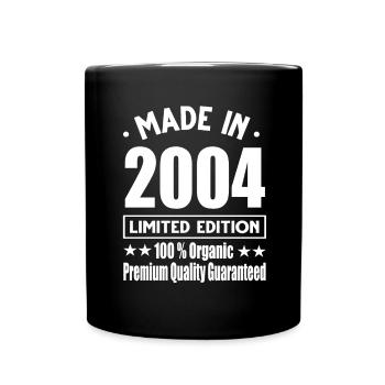 Fabriqué en 2004 Vintage Retro Limited Edition - Mug uni - noir - Devant