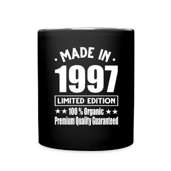 Made in 1997 Vintage Retro Limited Edition - Full Colour Mug - black - Front