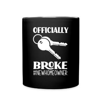 Homeowner Home Purchase Gift - Full Colour Mug - black - Front