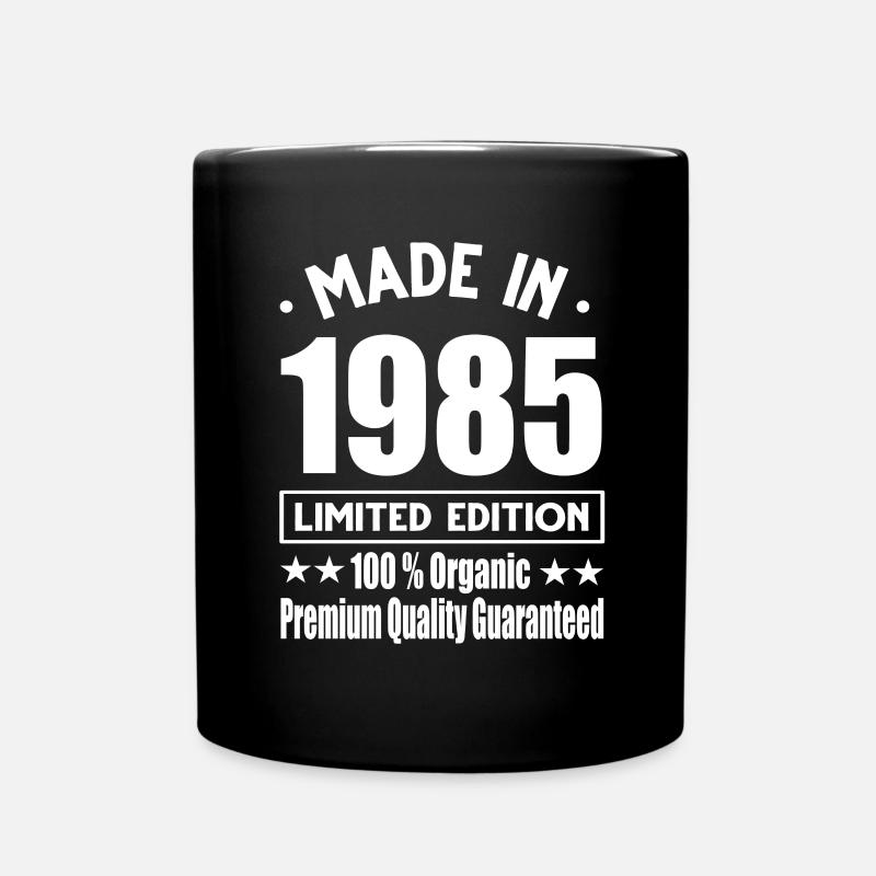 Made in 1985 Vintage Retro Limited Edition - Tasse einfarbig - Schwarz