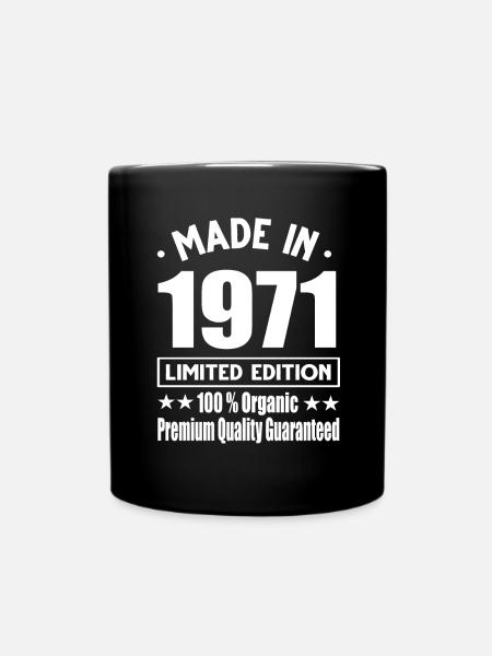 Fabriqué en 1971 Vintage Retro Limited Edition - Mug uni - noir