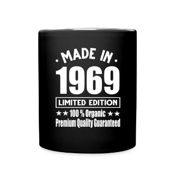 Fabriqué en 1969 Vintage Retro Limited Edition - Mug uni - noir - Devant