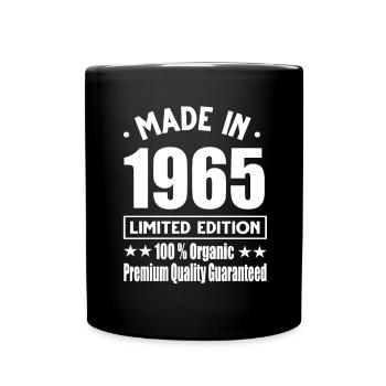 Fabriqué en 1965 Vintage Retro Limited Edition - Mug uni - noir - Devant