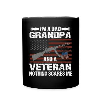 Je suis un père grand-père et une fête des pères expérimentée - Mug uni - noir - Devant