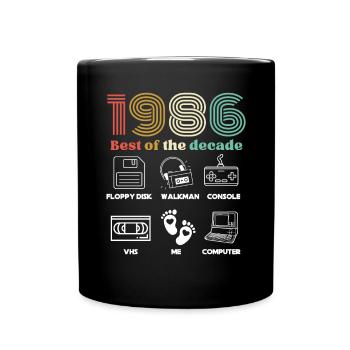 Best of the Decade 1986 - Humour Anniversaire - Mug uni - noir - Devant
