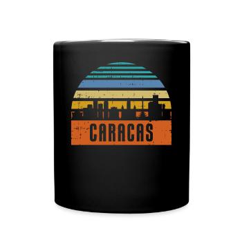 Ligne d’horizon de Caracas - Mug uni - noir - Devant