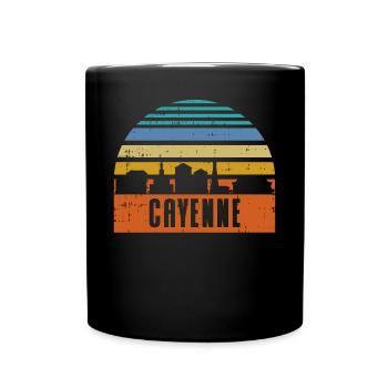 Horizon de Cayenne - Mug uni - noir - Devant