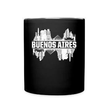 Buenos Aires Argentina Skyline - Full Colour Mug - black - Front