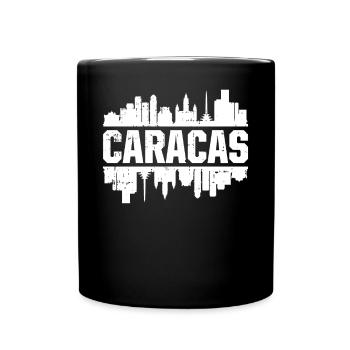 Ligne d’horizon de Caracas - Mug uni - noir - Devant