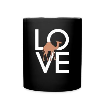Dromadaire - Mug uni - noir - Devant