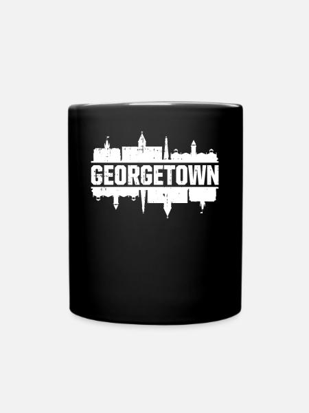 Georgetown Skyline - Tasse einfarbig - Schwarz