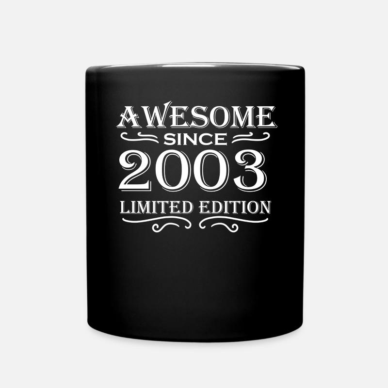 2003 - Vintage 2003 - Fantastic since 2003 - Full Colour Mug - black