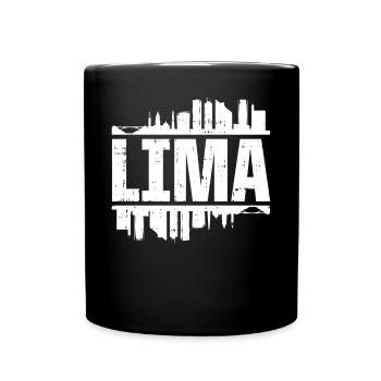 Lima Pérou Skyline - Mug uni - noir - Devant