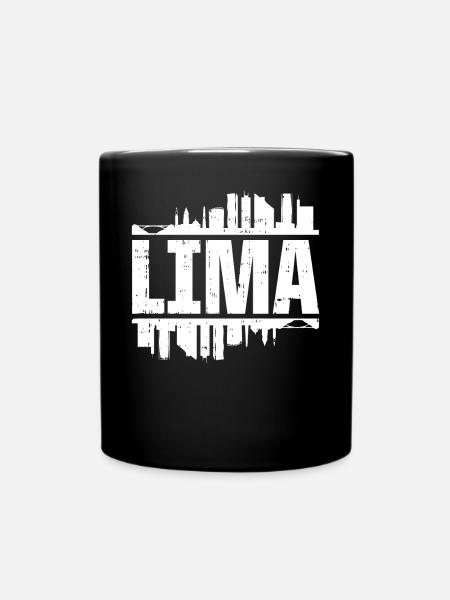 Lima Peru Skyline - Tasse einfarbig - Schwarz