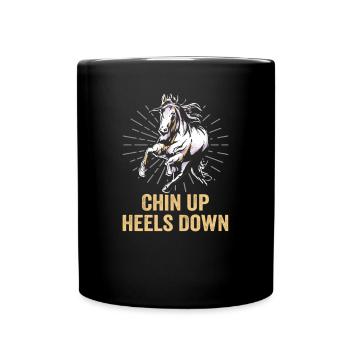 Design équestre et équestre pour les amoureux des chevaux - Mug uni - noir - Devant