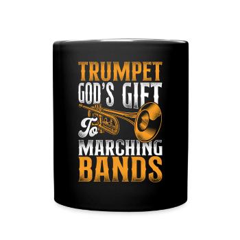 Fanfare de trompettiste - Mug uni - noir - Devant