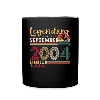 Légendaire cadeau d’anniversaire de septembre 2004 - Mug uni - noir - Devant