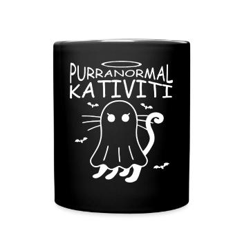 Purranormal Kativiti Costume Chauves-souris fantômes - Mug uni - noir - Devant