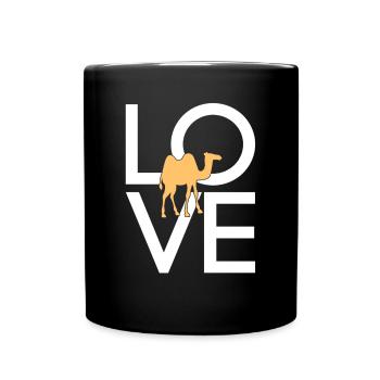 Chameau - Mug uni - noir - Devant