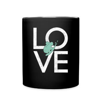 Koala - Tasse einfarbig - Schwarz - Vorne