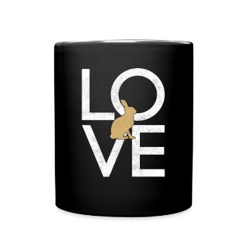 Hare - Full Colour Mug - black - Front