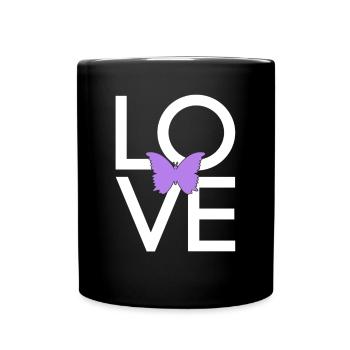 Butterfly - Full Colour Mug - black - Front