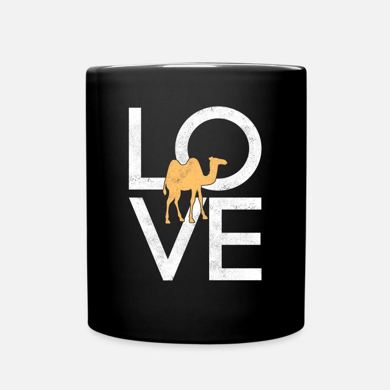 Kamel - Tasse einfarbig - Schwarz