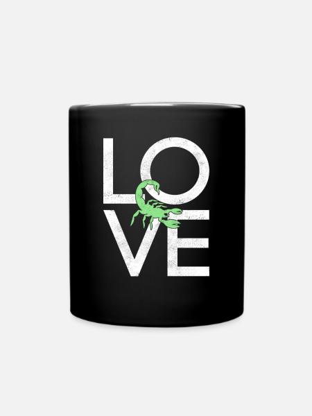 Skorpion - Tasse einfarbig - Schwarz