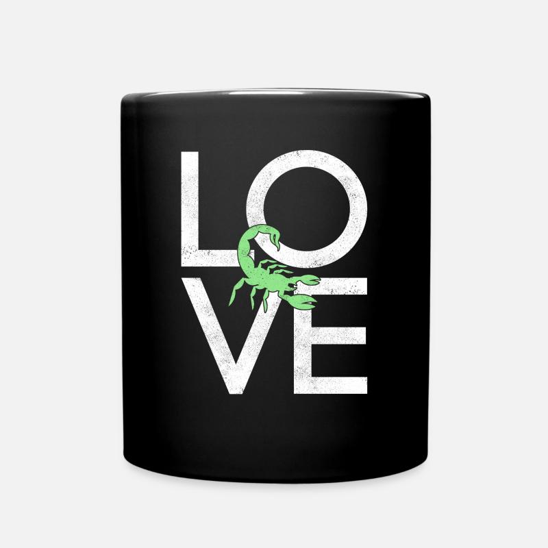 Skorpion - Tasse einfarbig - Schwarz