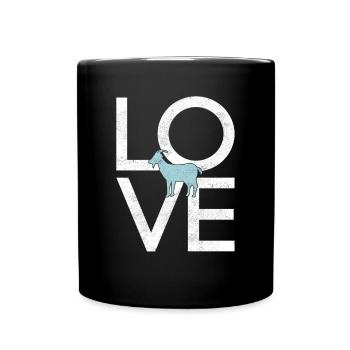Goat - Full Colour Mug - black - Front