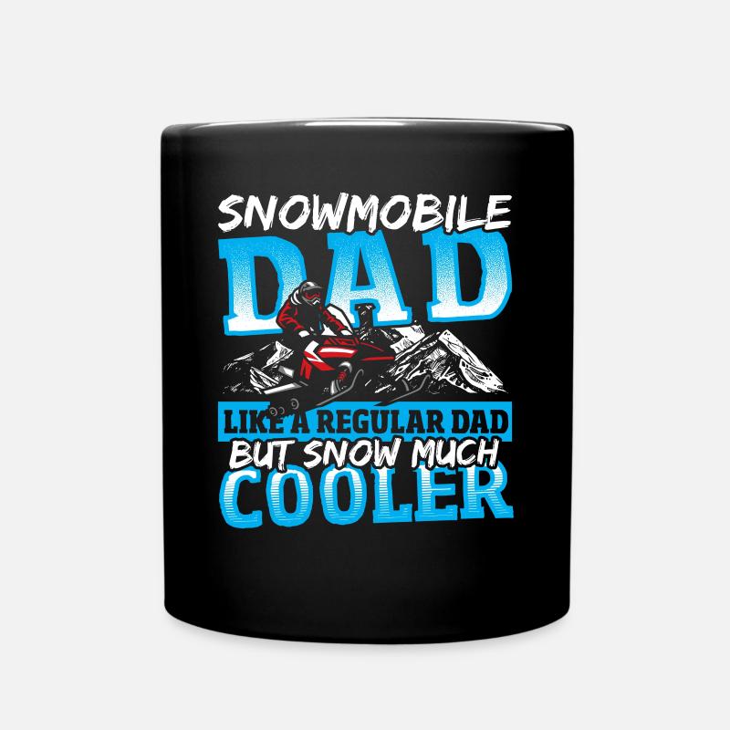 Conception d’équitation de motoneige pour un - Mug uni - noir