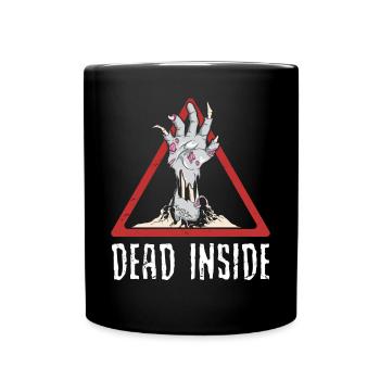 Zombiecore Aesthetic Skeleton Hand Zombie Hand - Full Colour Mug - black - Front