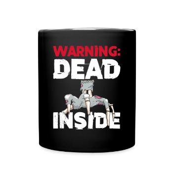 Zombiecore Aesthetic Skeleton Hand Zombie Hand - Full Colour Mug - black - Front