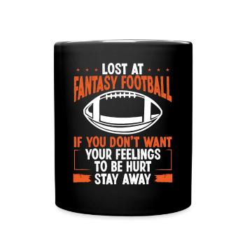 Fantasy Football Player Winner Team Trophy - Tasse einfarbig - Schwarz - Vorne