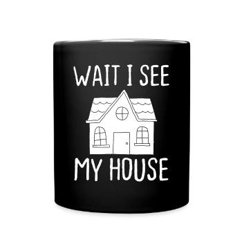 Housewarming New House Proud New Homeowner - Tasse einfarbig - Schwarz - Vorne